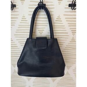 Geir Ness Laila Navy Blue Vegan Leather Purse